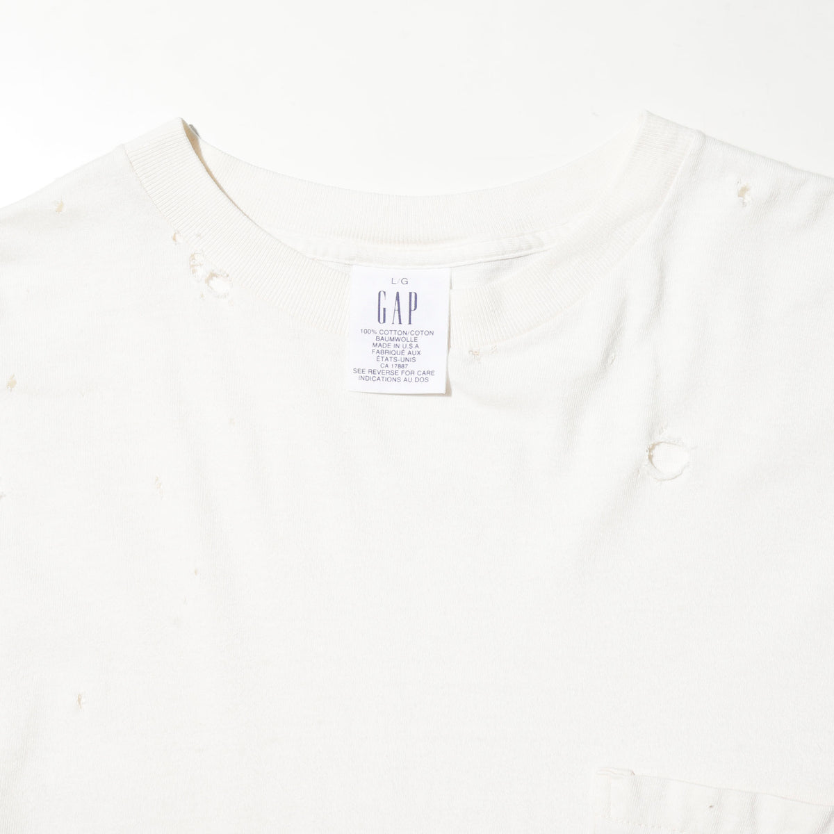 vintage 90's gap broken t-shirt