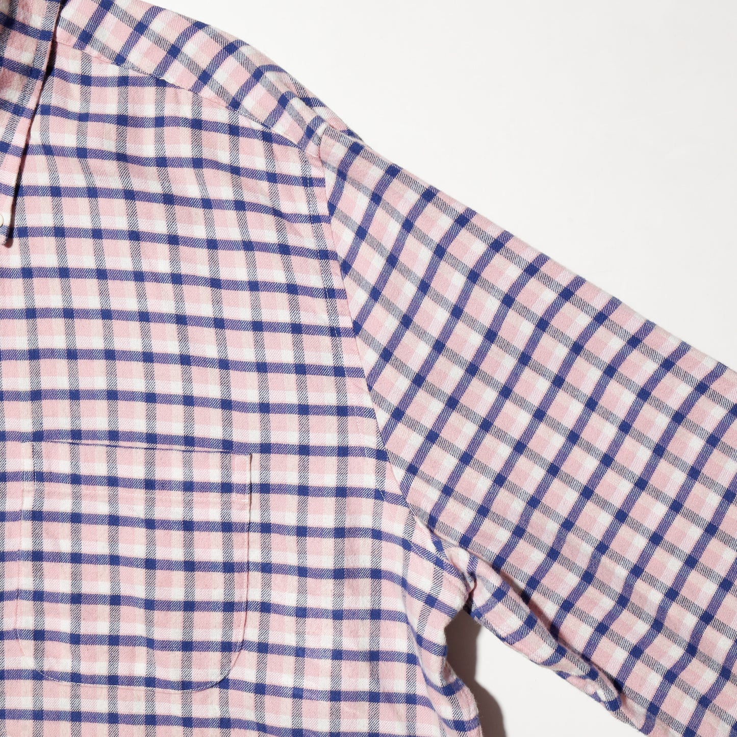 vintage brooks brothers loose pink check shirt