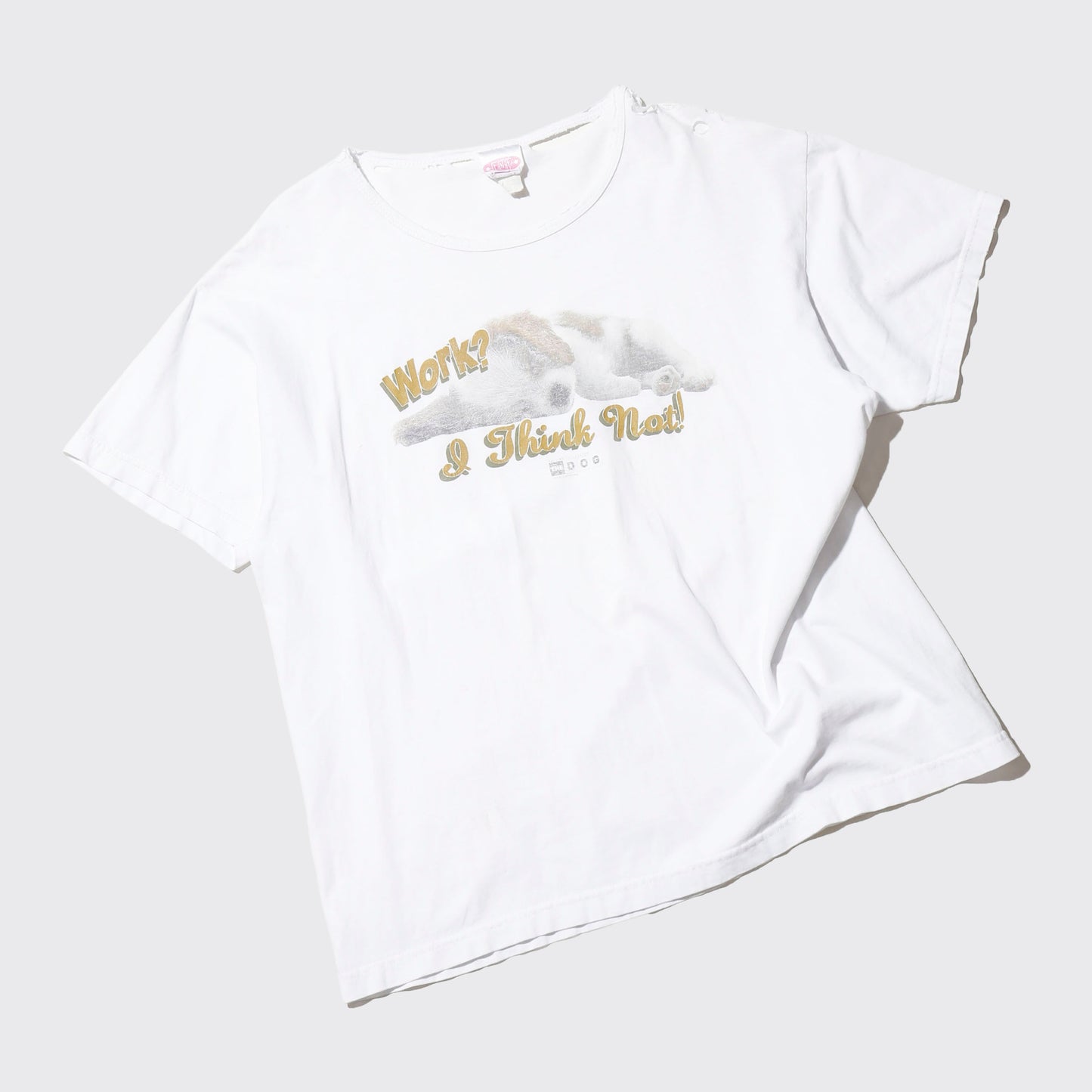 vintage puppy broken t-shirt