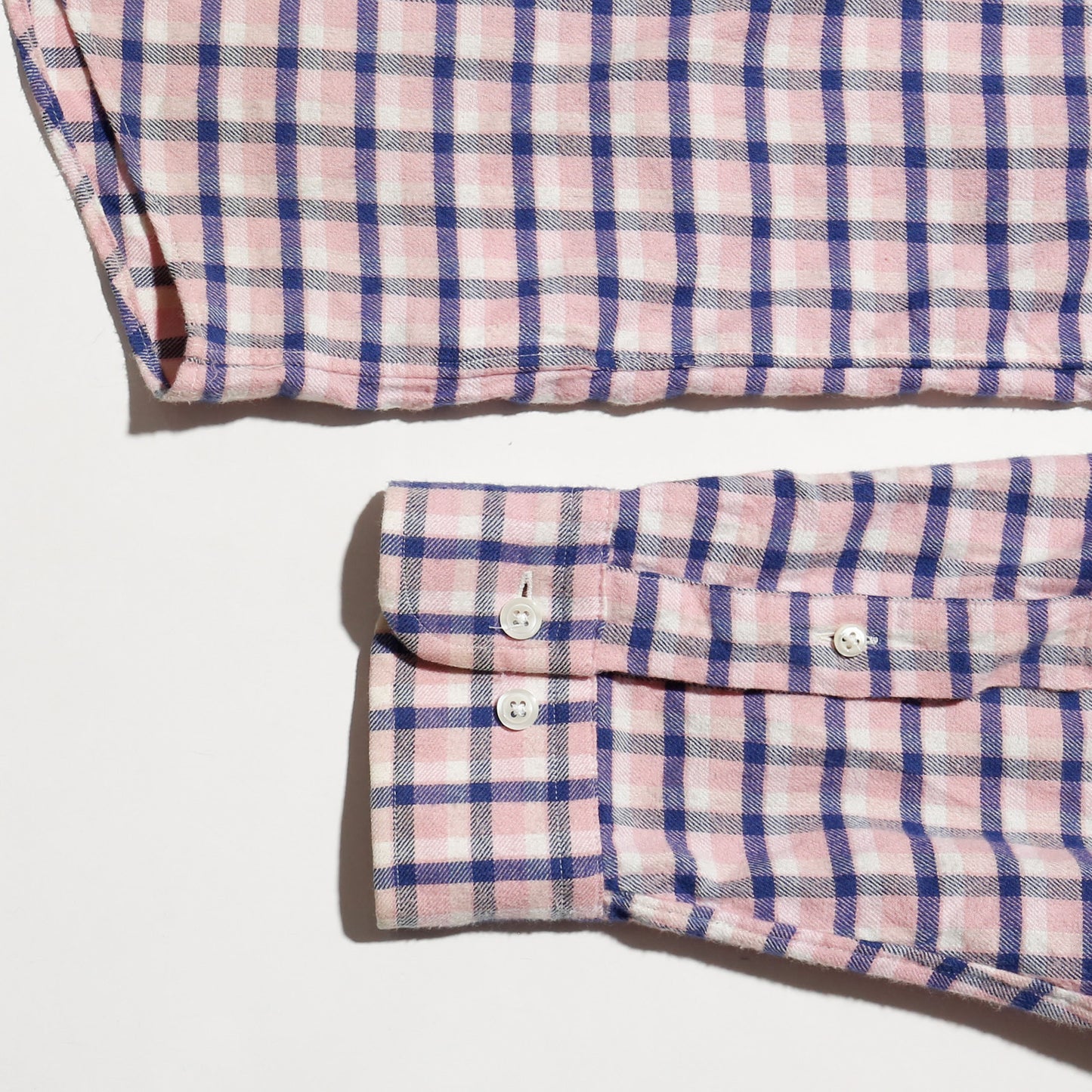 vintage brooks brothers loose pink check shirt