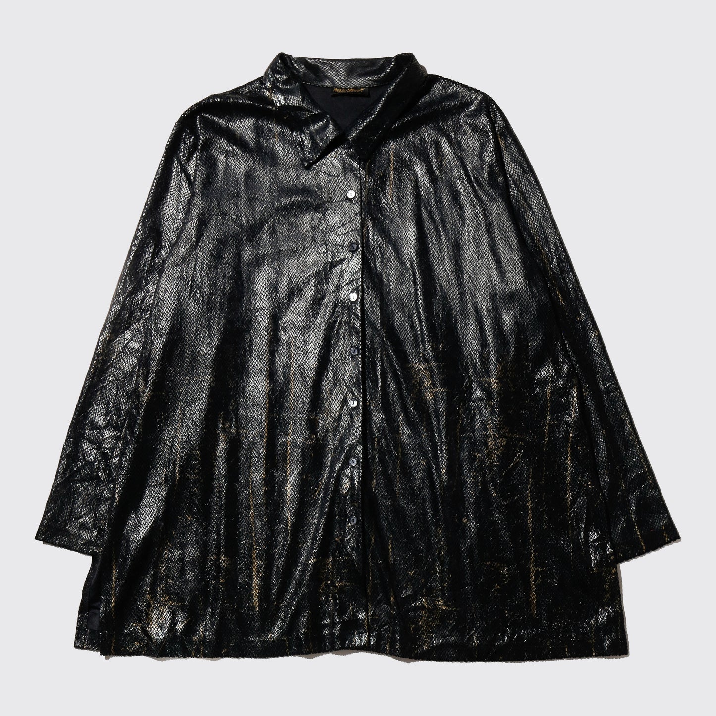 vintage faux python shirt