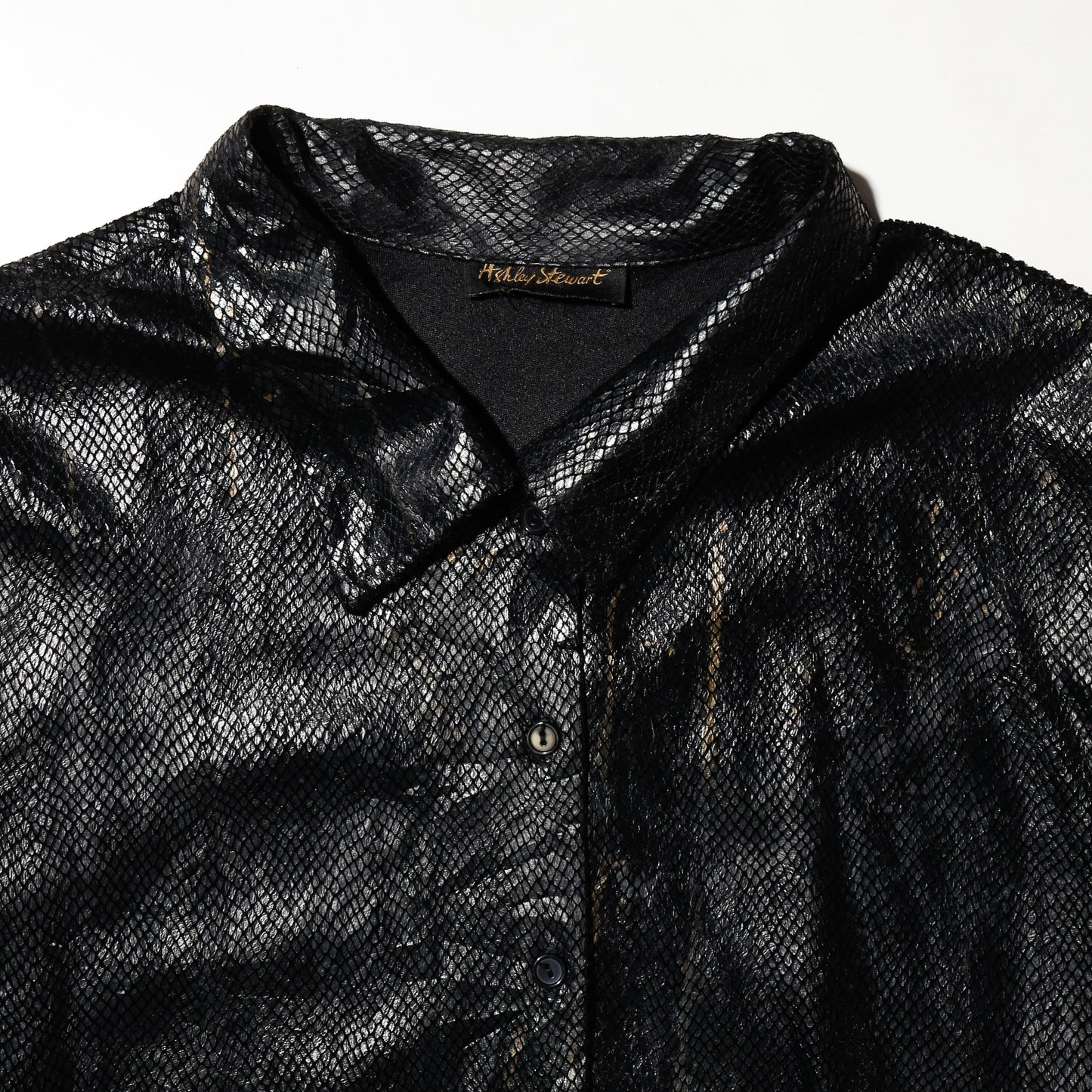 vintage faux python shirt