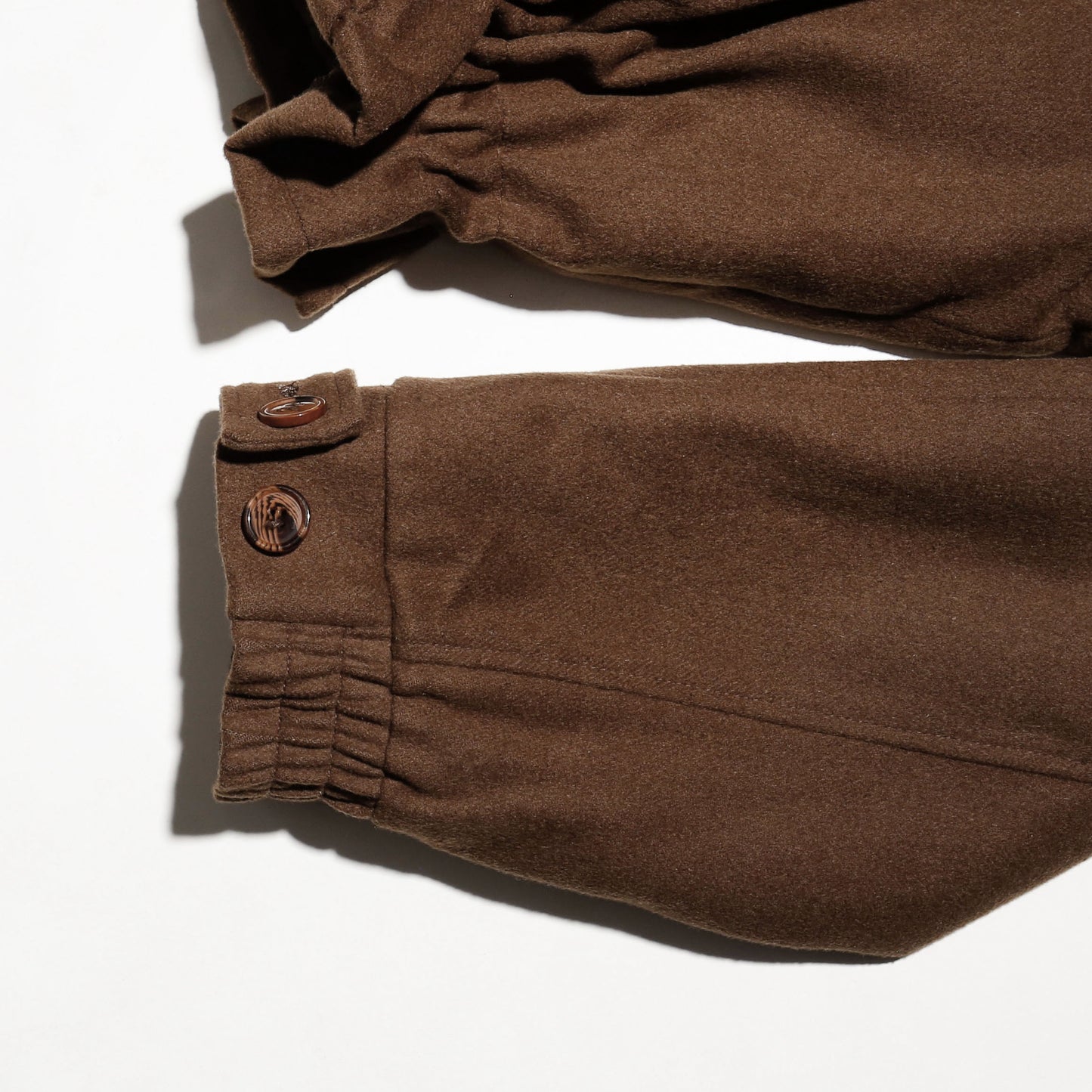 vintage cropped wool aviator jacket