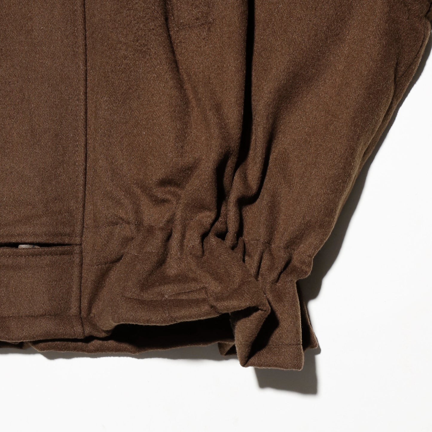 vintage cropped wool aviator jacket