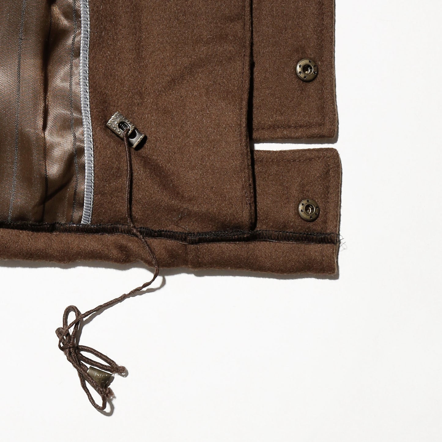 vintage cropped wool aviator jacket