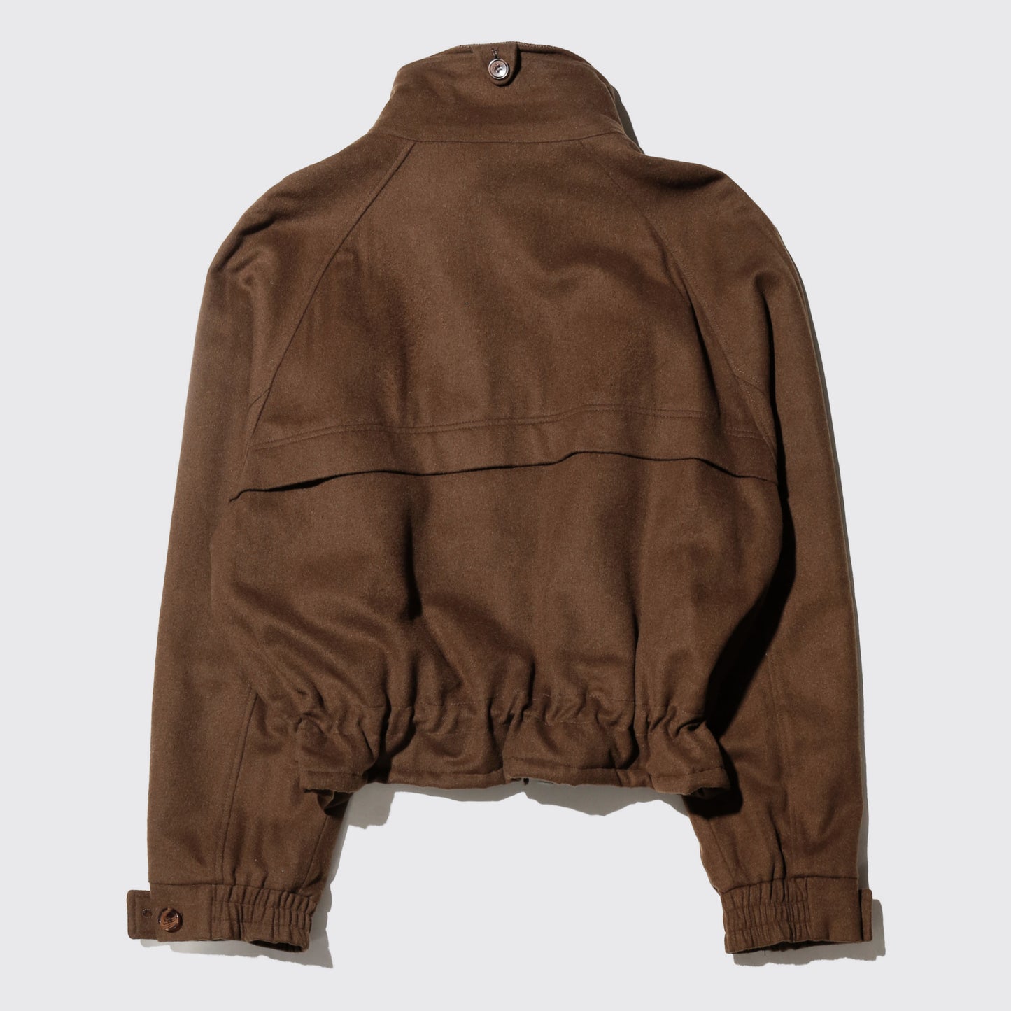 vintage cropped wool aviator jacket