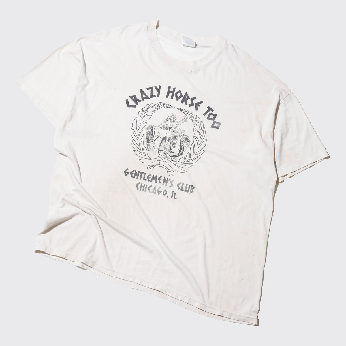 vintage 90's gentleman's club broken t-shirt