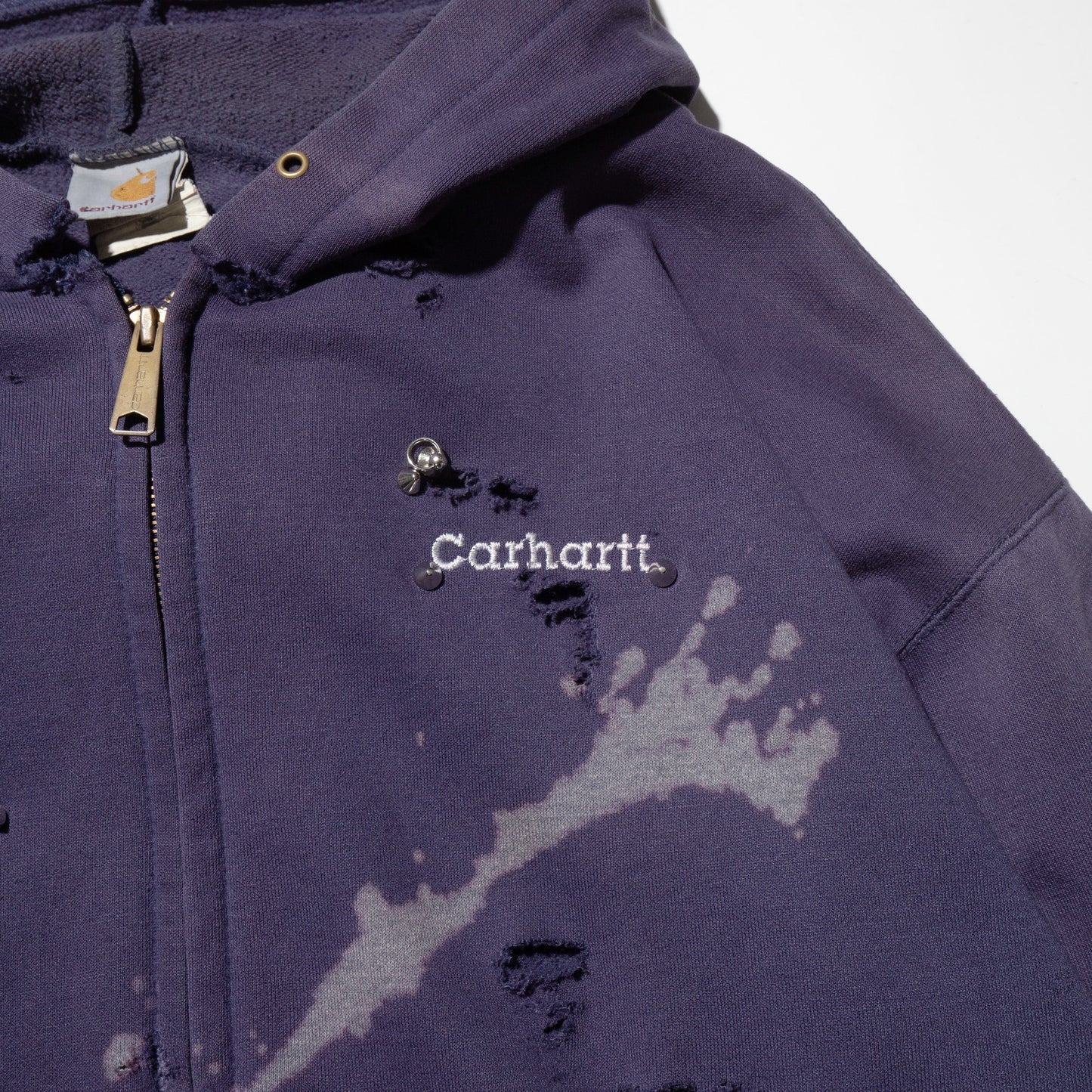 *one-off studs broken hoodie