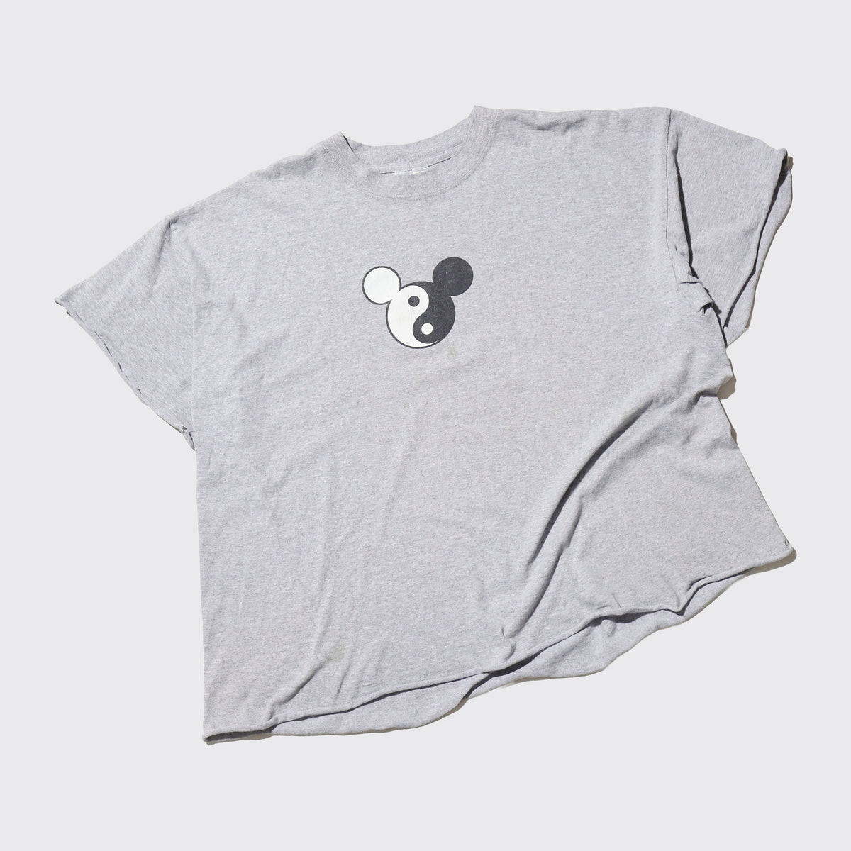 vintage 90’s disney yin-yang mickey t-shirt, *cut off