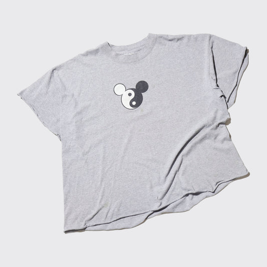 vintage 90’s disney yin-yang mickey t-shirt, *cut off