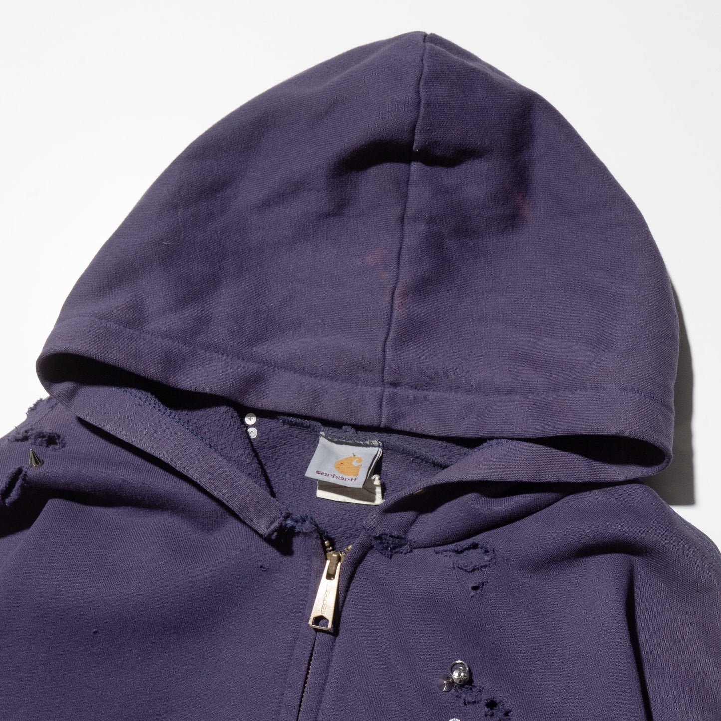 *one-off studs broken hoodie