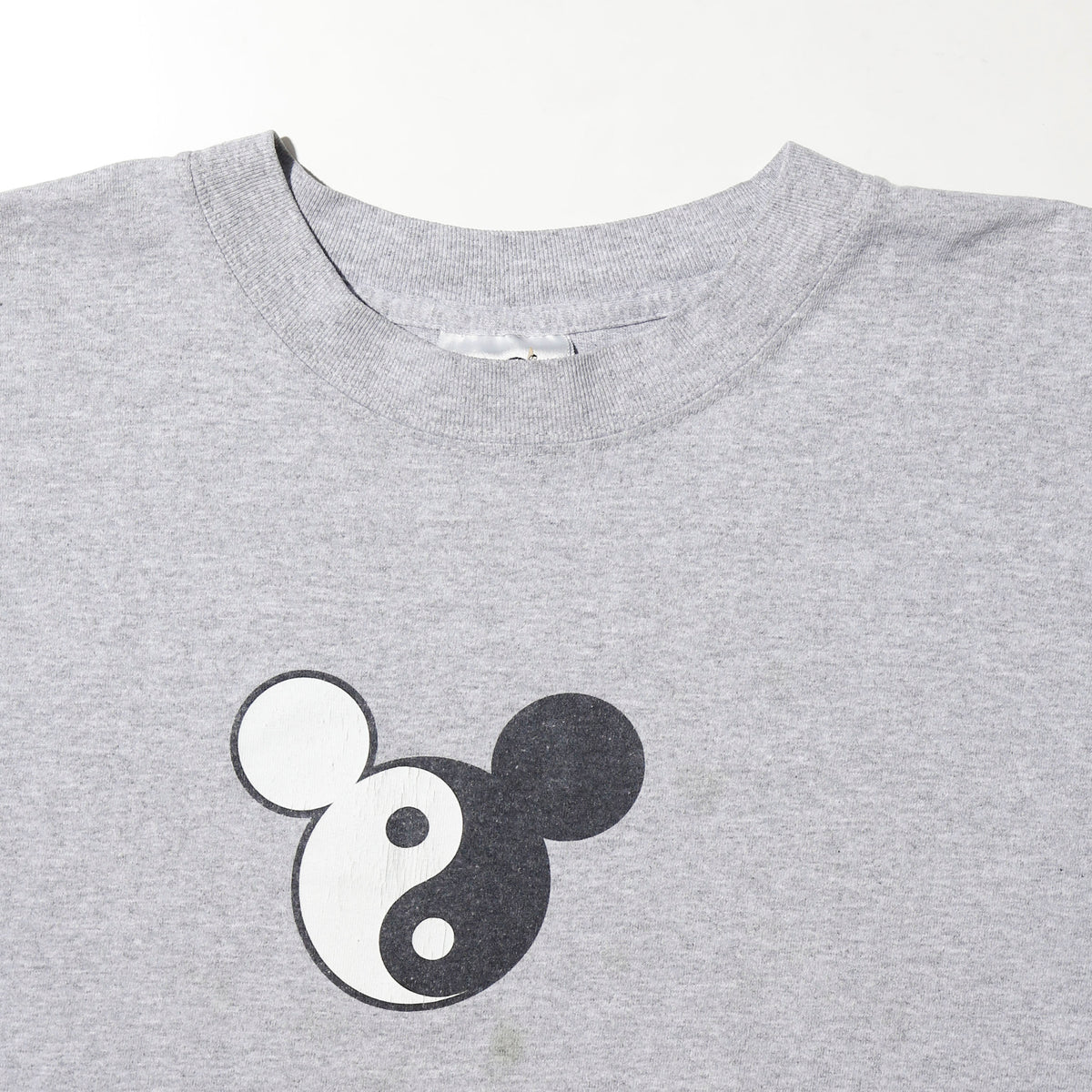 vintage 90’s disney yin-yang mickey t-shirt, *cut off