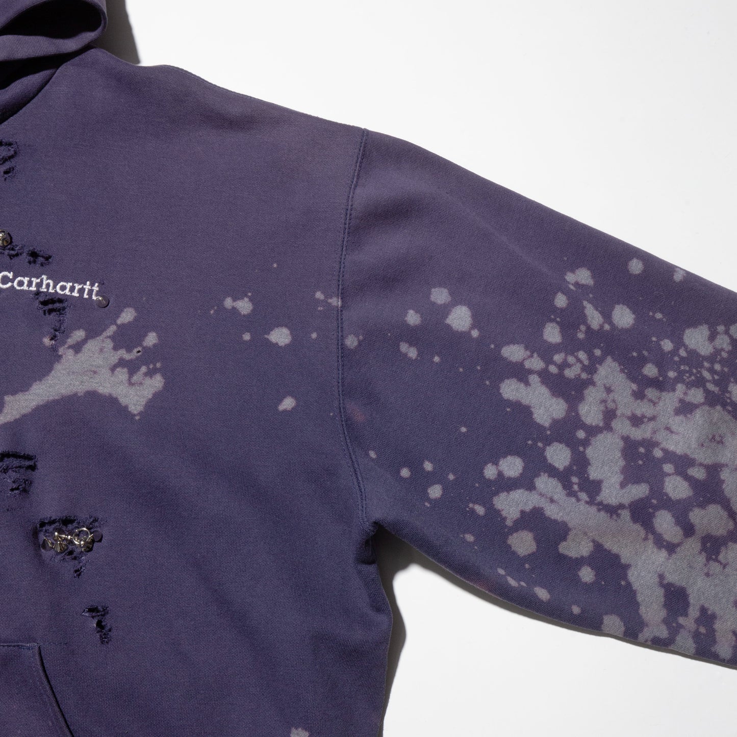 *one-off studs broken hoodie