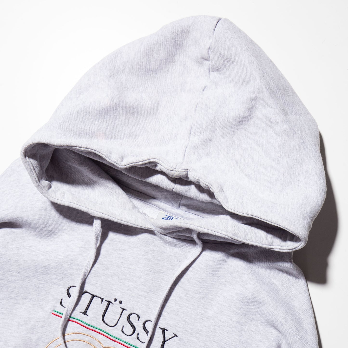 vintage 00's stussy ss logo hoodie