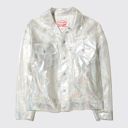 vintage levi's transparent trucker jacket