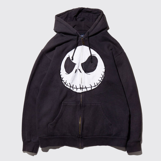 vintage 00's nightmare before christmas zipped hoodie