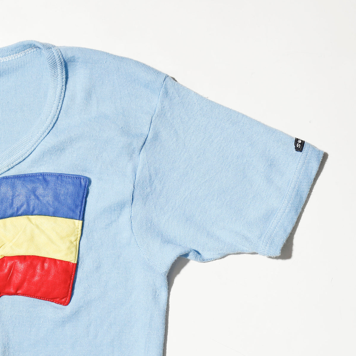 vintage 80's rainbow applique kids t-shirt