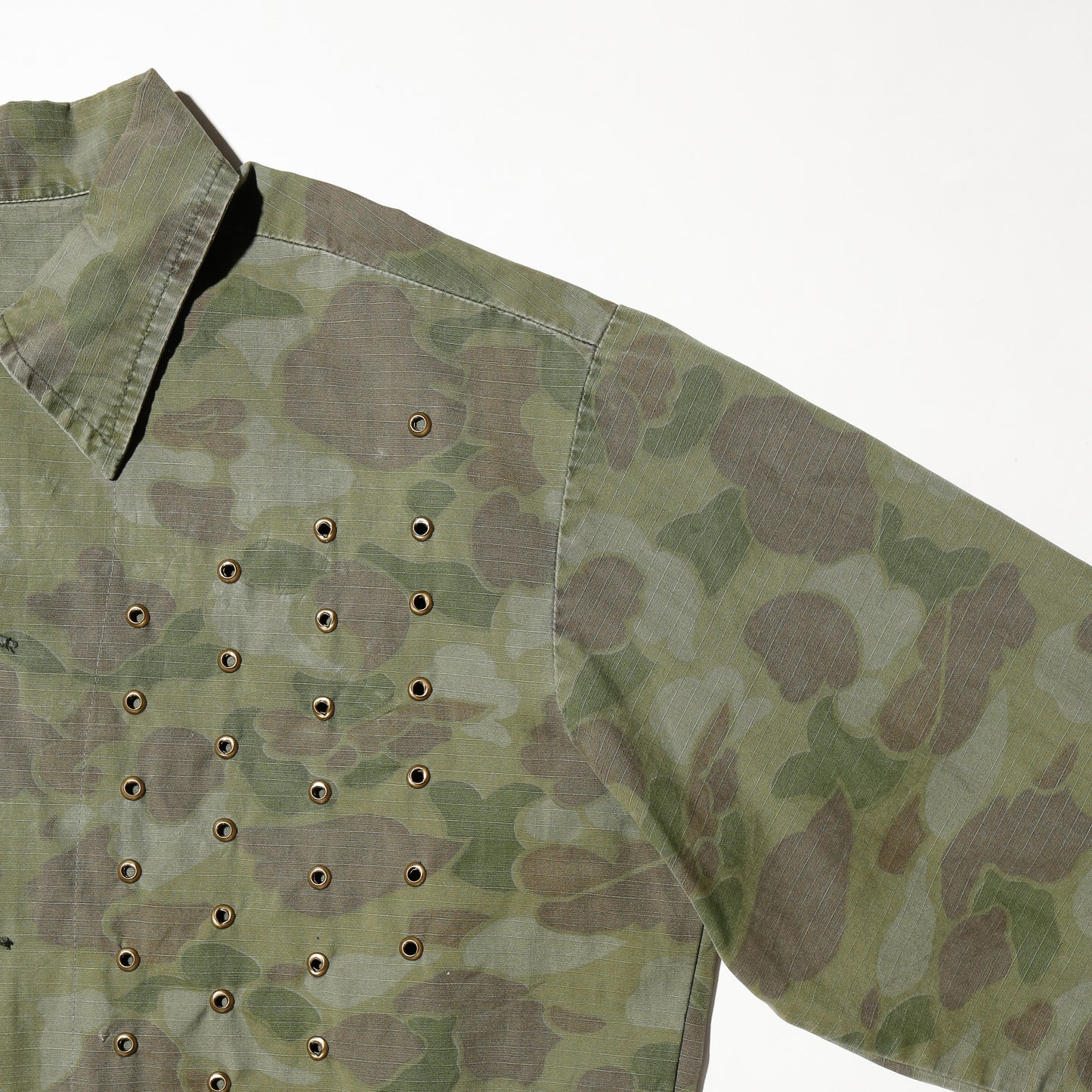 vintage eyelet/shinny cross boyscout jacket