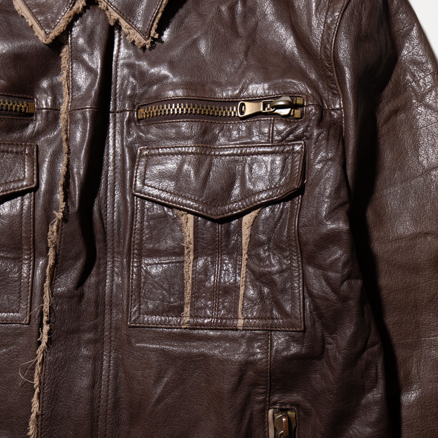 vintage Dolce&Gabbana aviator leather jacket , Ittierre S.p.A made