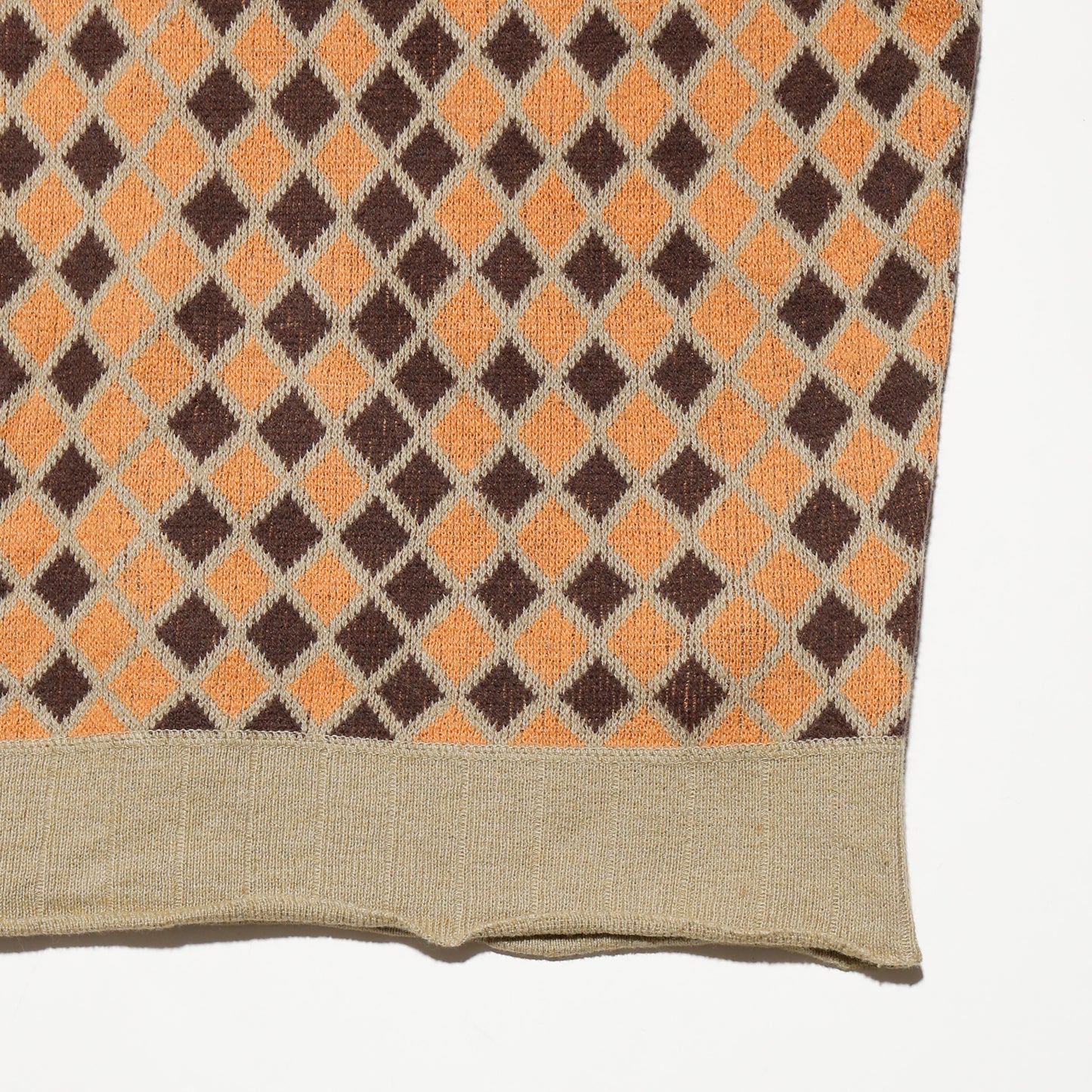 vintage 80's dockers argyle polo sweater