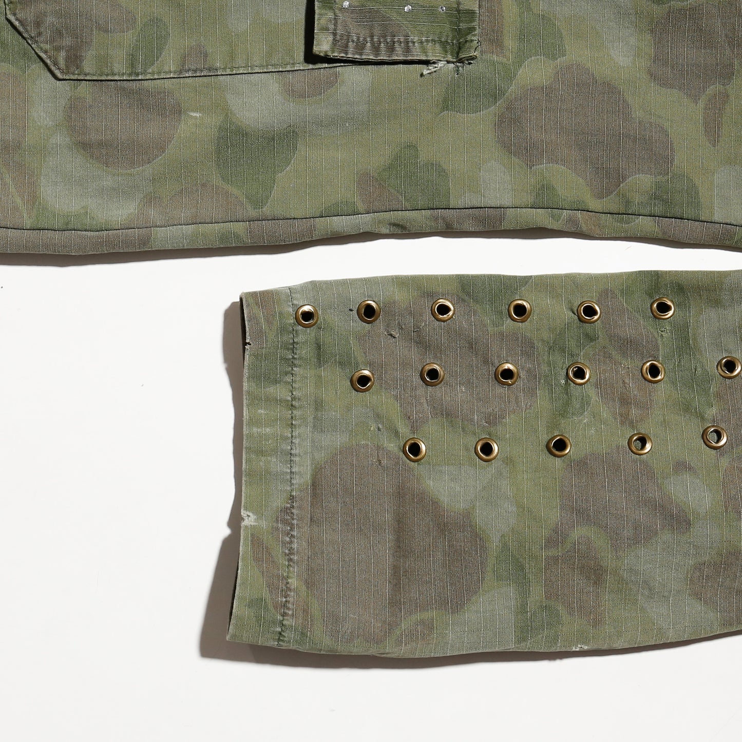 vintage eyelet/shinny cross boyscout jacket