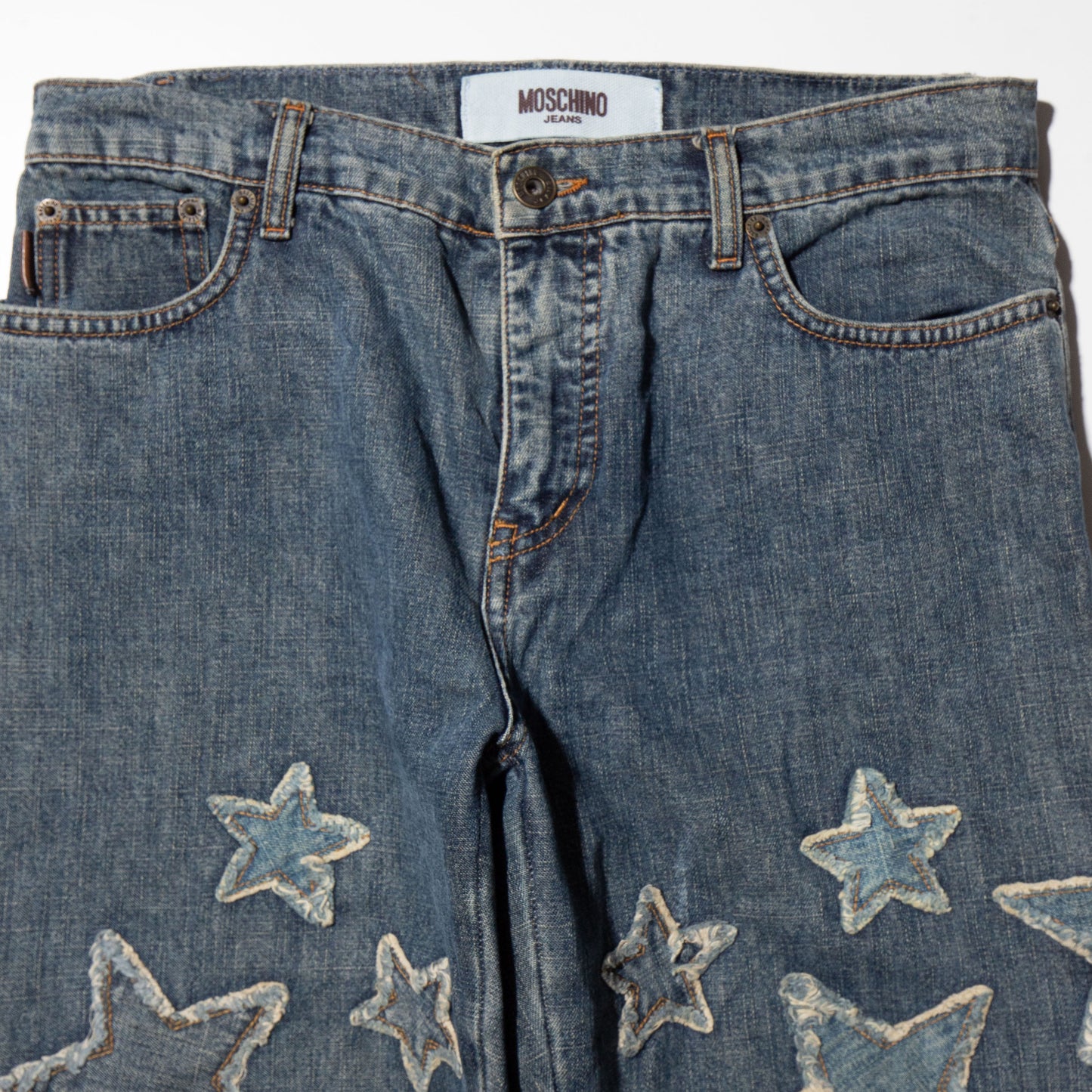 vintage 90's Moschino star jeans