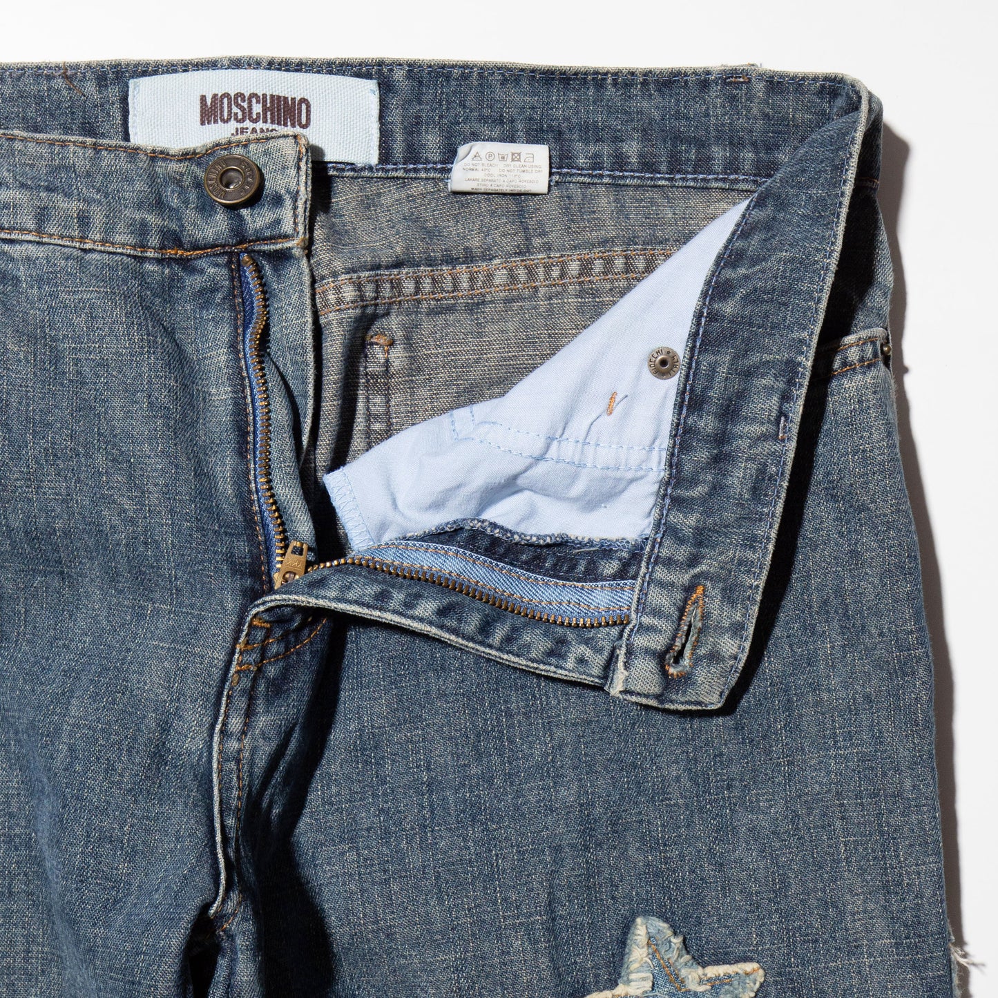 vintage 90's Moschino star jeans