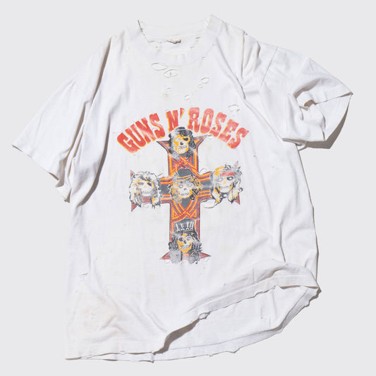 vintage 80-90’s Guns N’Roses broken t-shirt