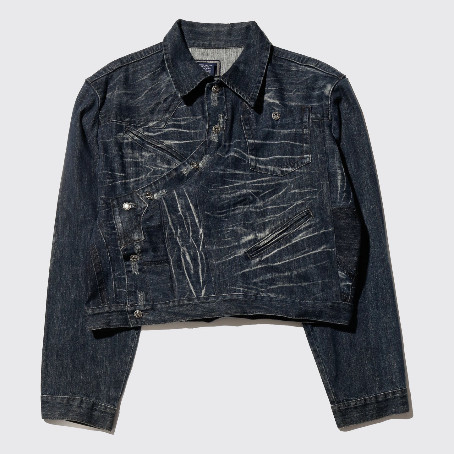 *one-off unbalance trucker jacket