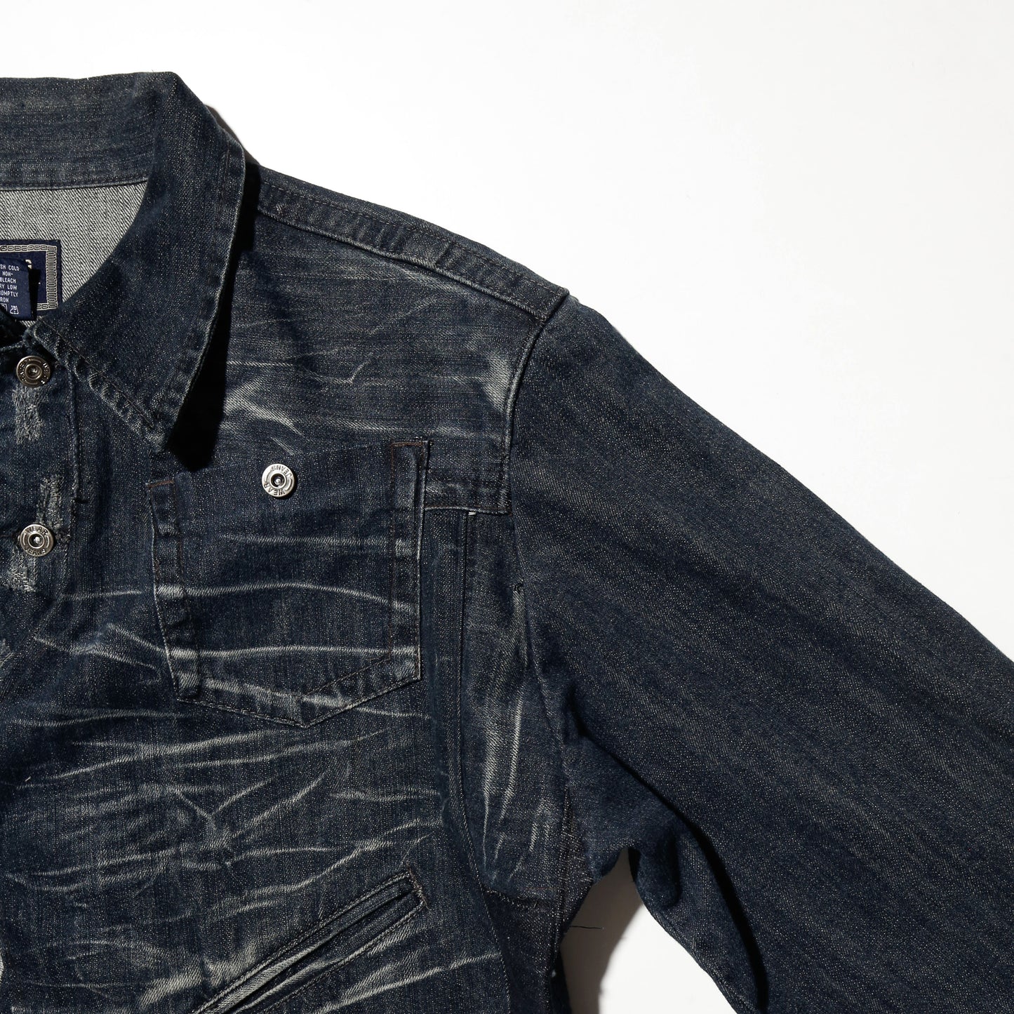 *one-off unbalance trucker jacket