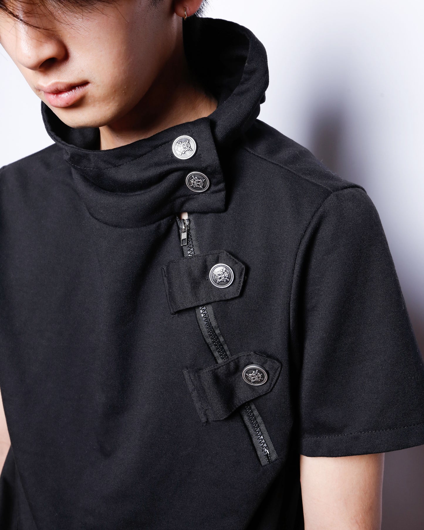 vintage slanting h/s hoodie