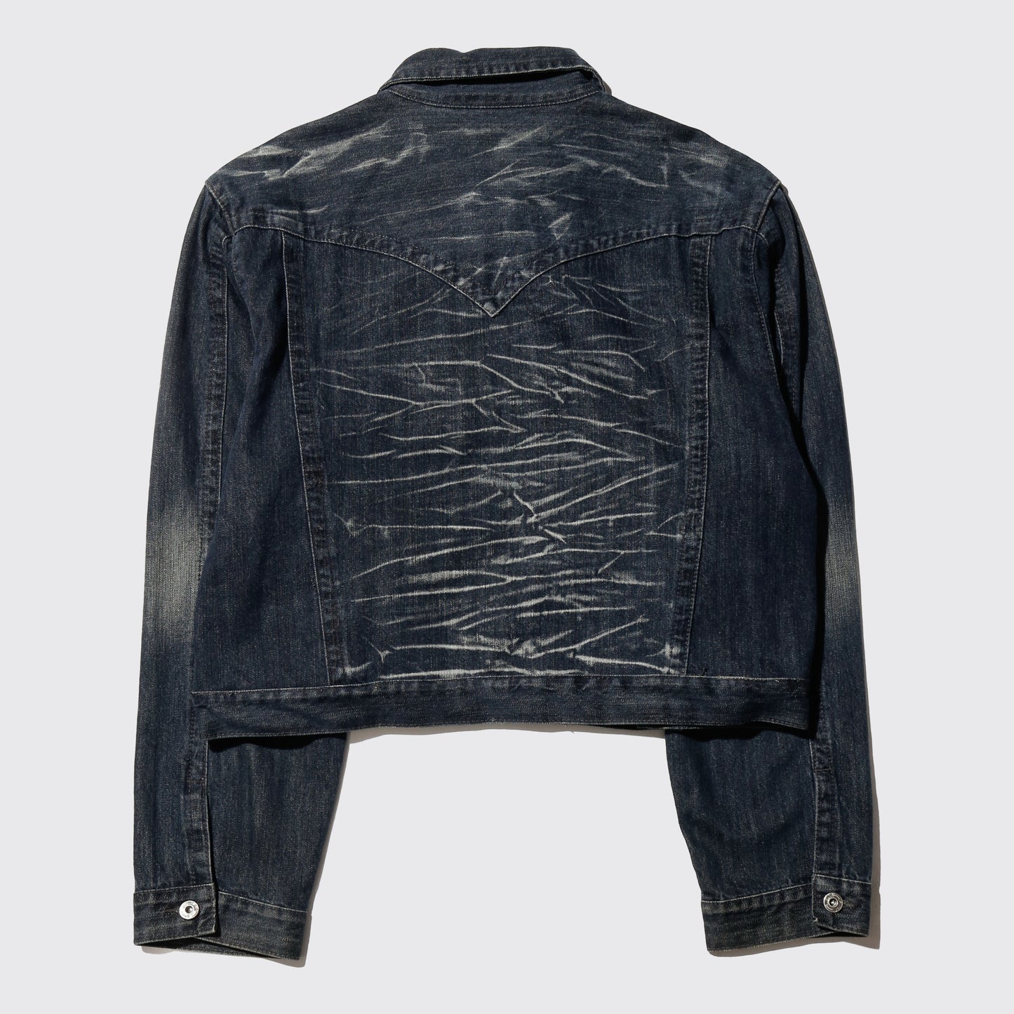 *one-off unbalance trucker jacket