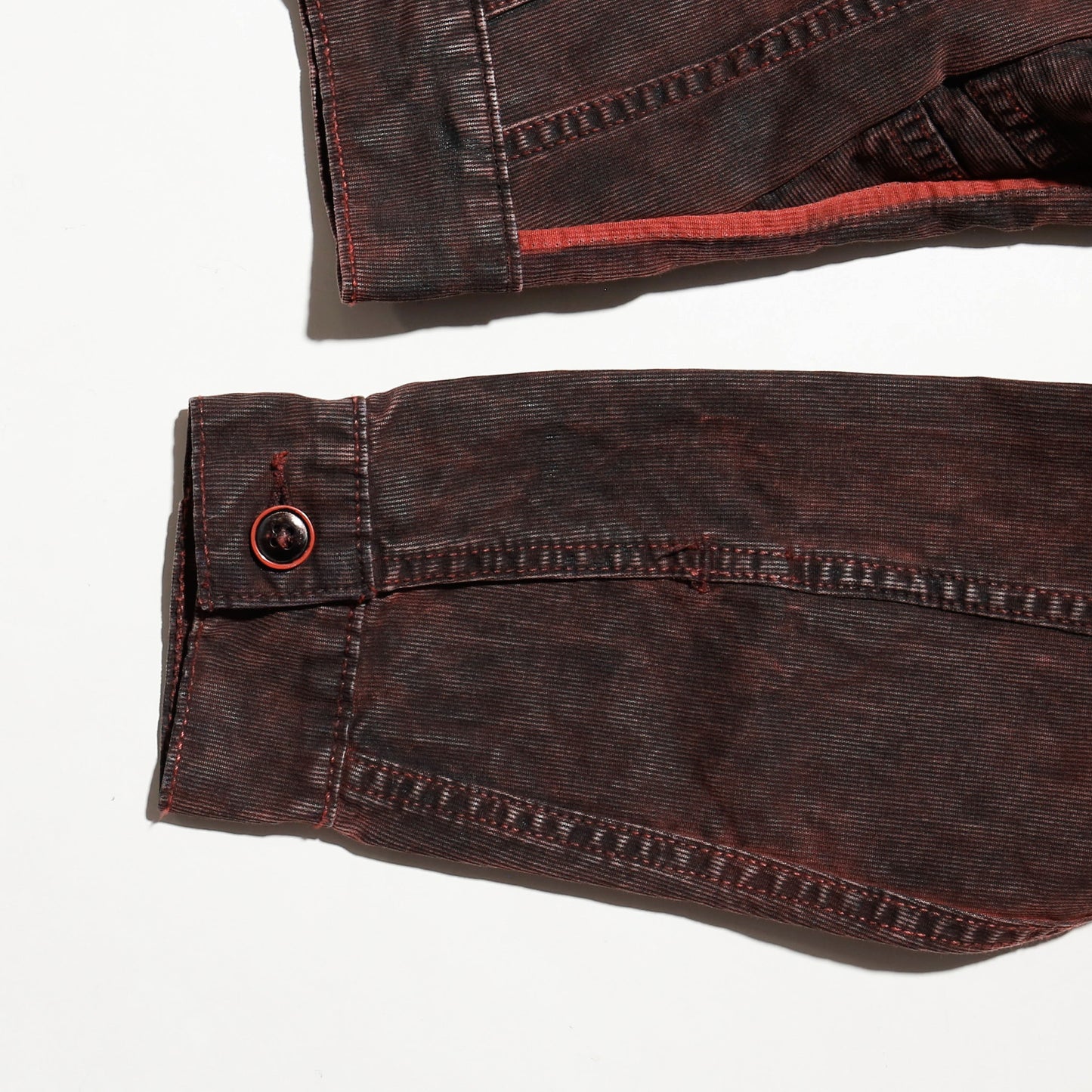 *one-off acid unbalance trucker jacket