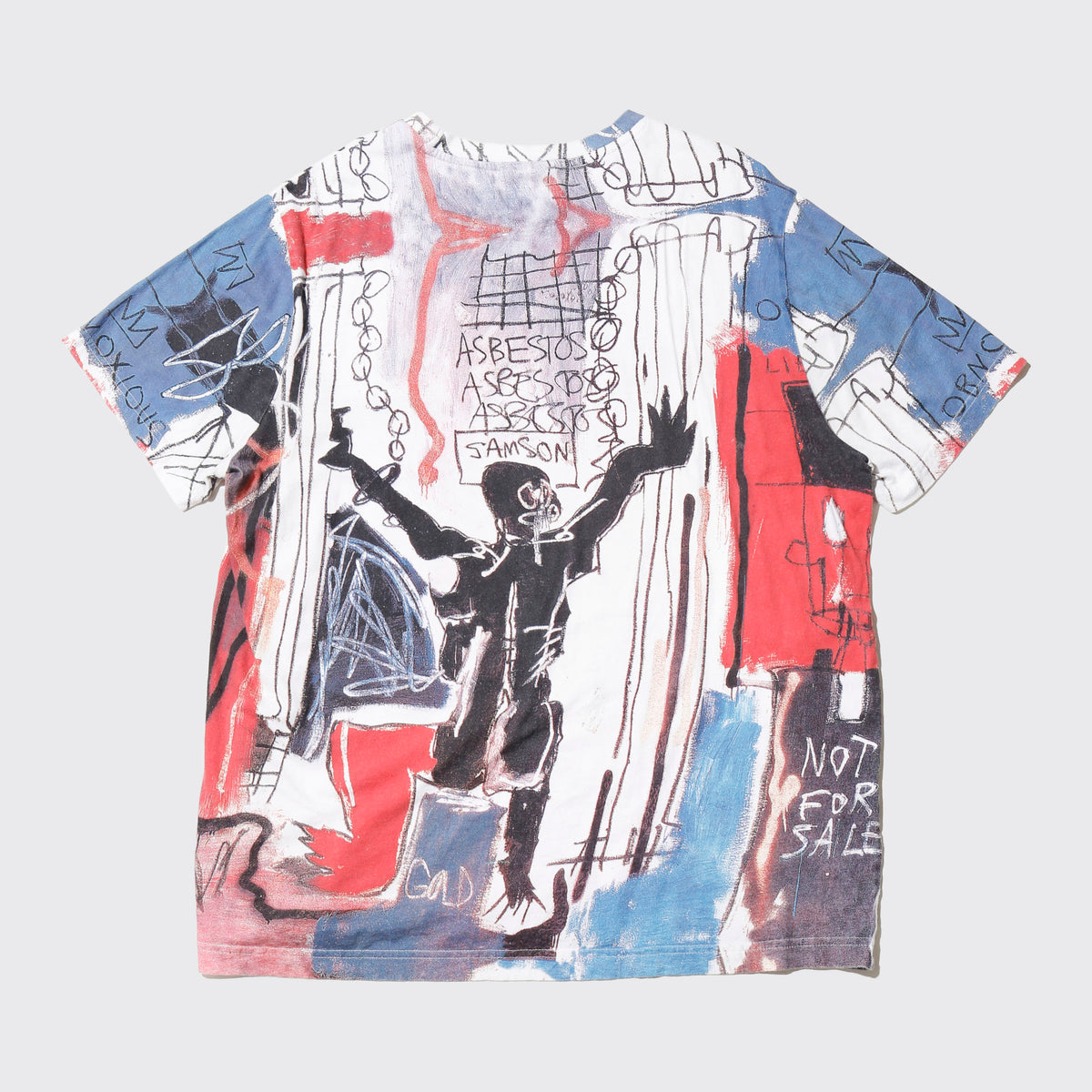 vintage sean john x jean-michel basquiat all-over print t-shirt