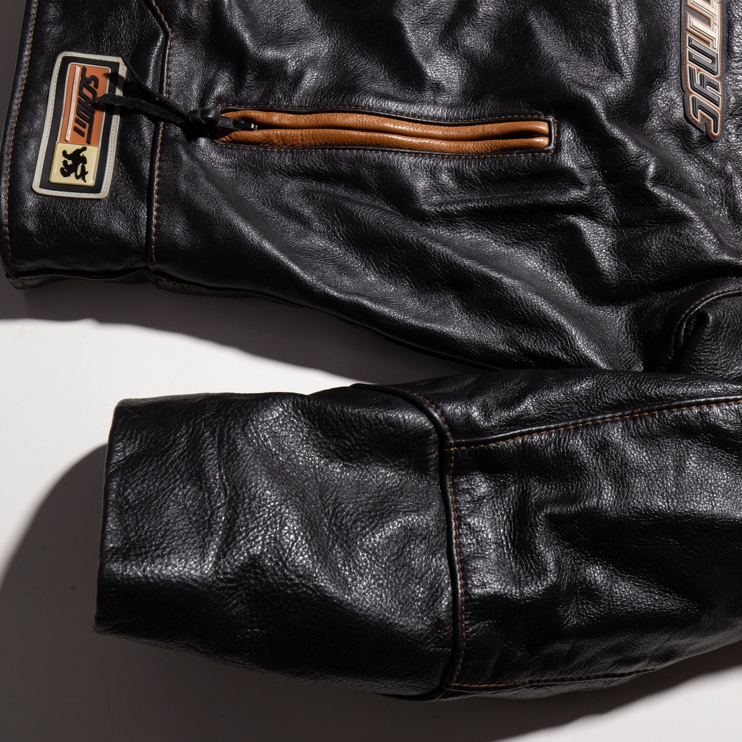 vintage schott loose motorcycle leather jacket
