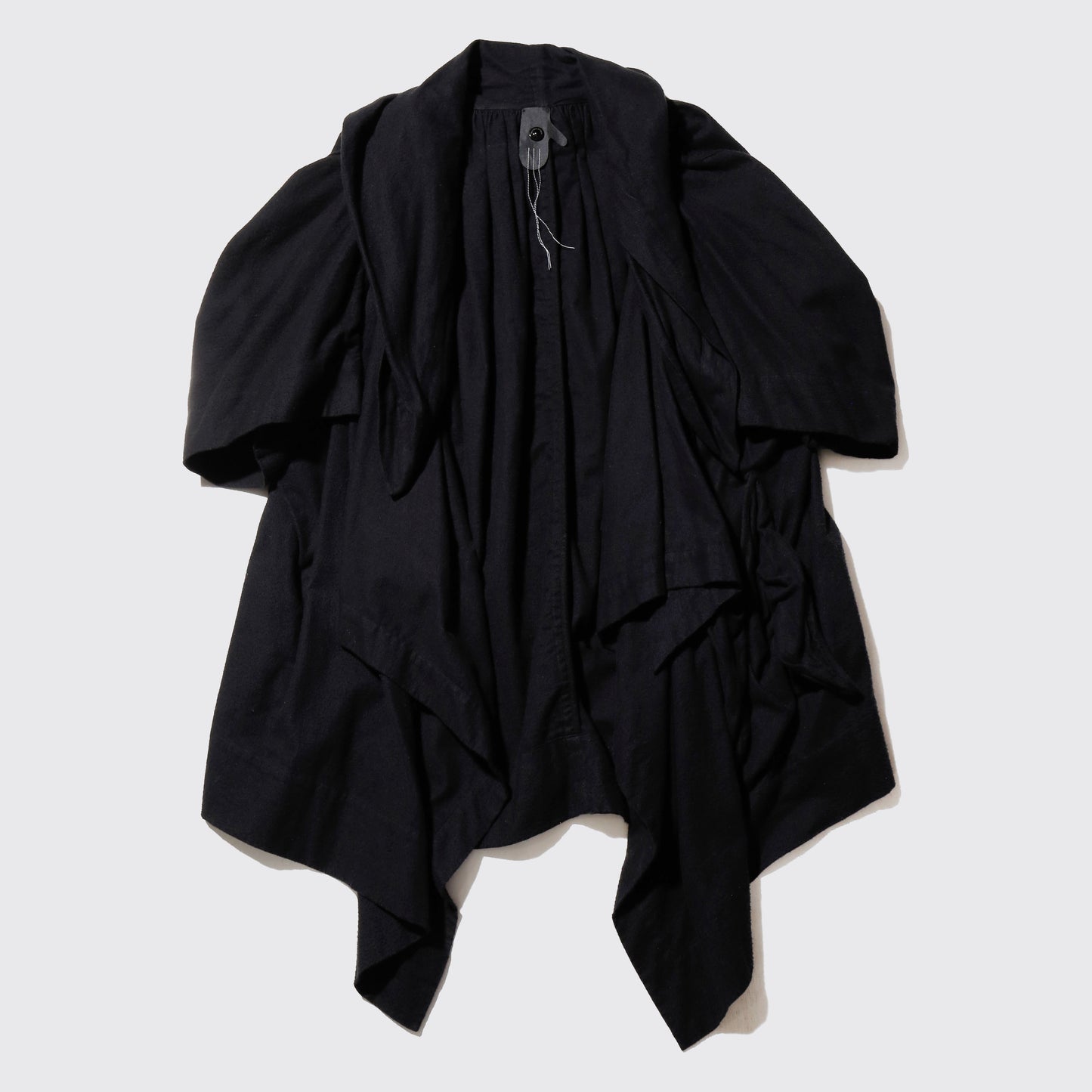 vintage bernhard willhelm drape cotton h/s coat