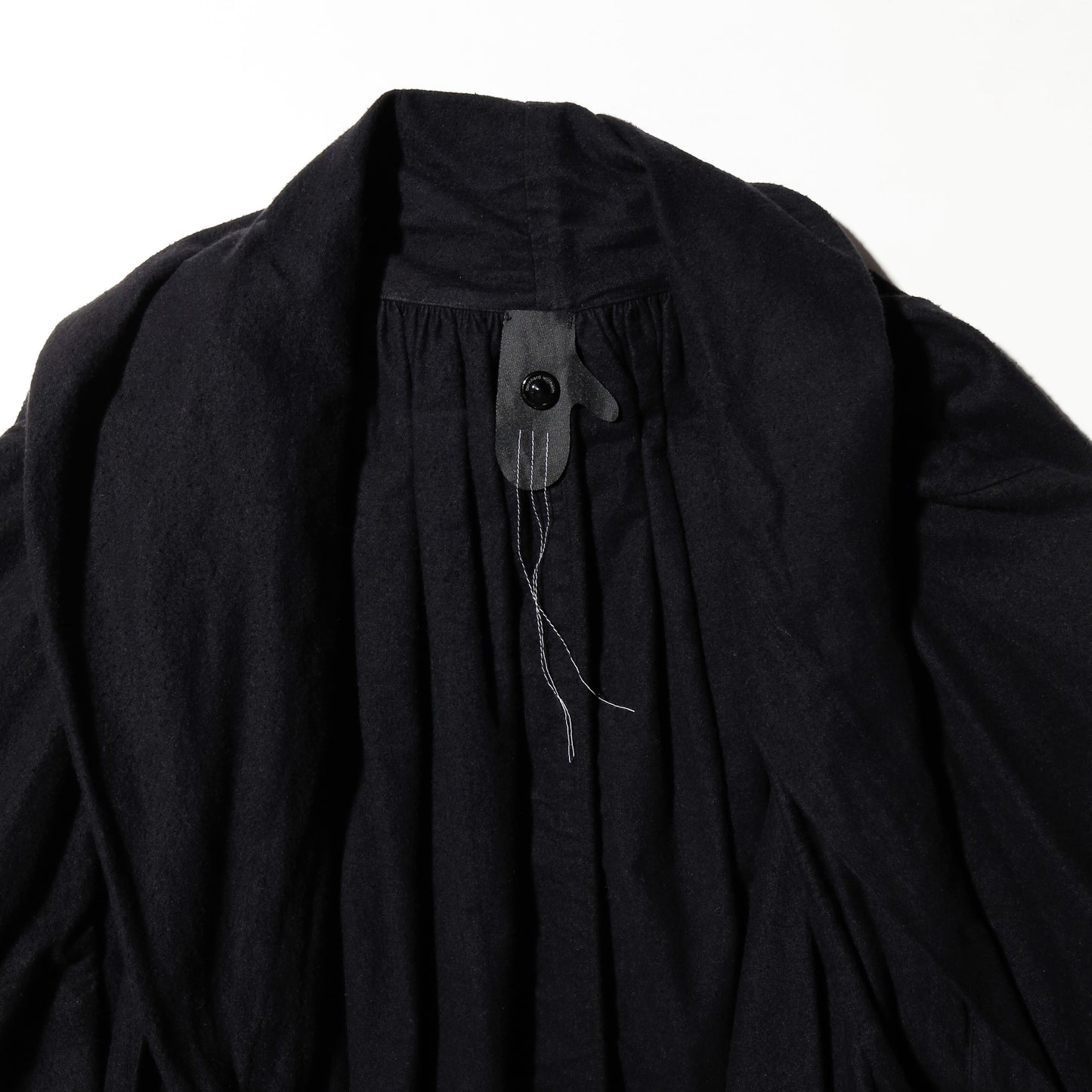 vintage bernhard willhelm drape cotton h/s coat