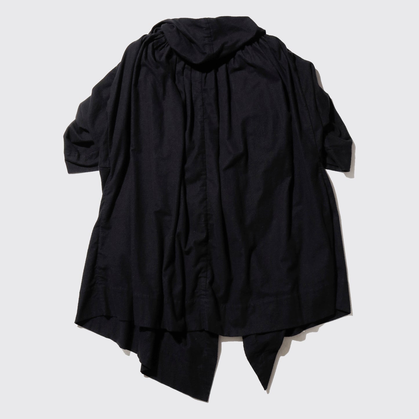 vintage bernhard willhelm drape cotton h/s coat