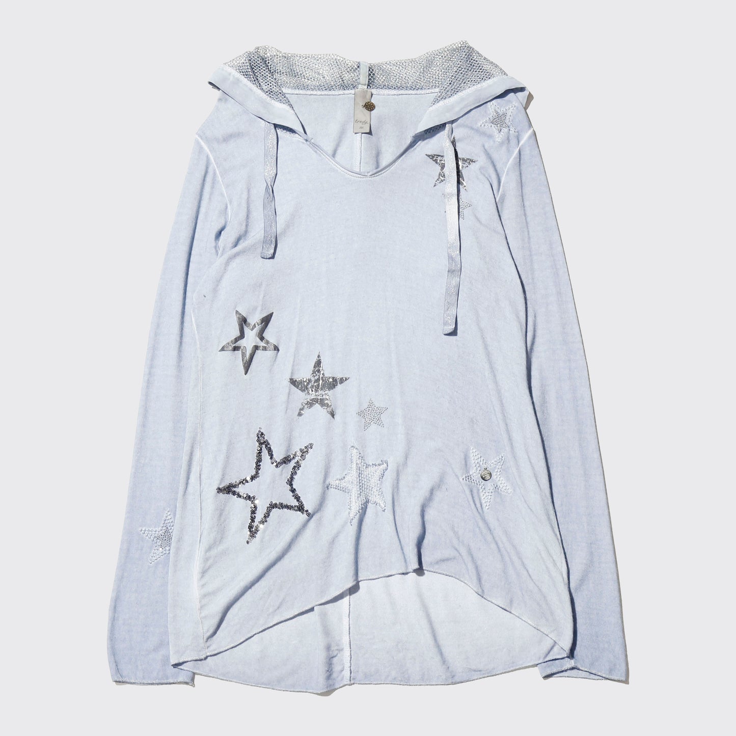 vintage crystal star hoodie