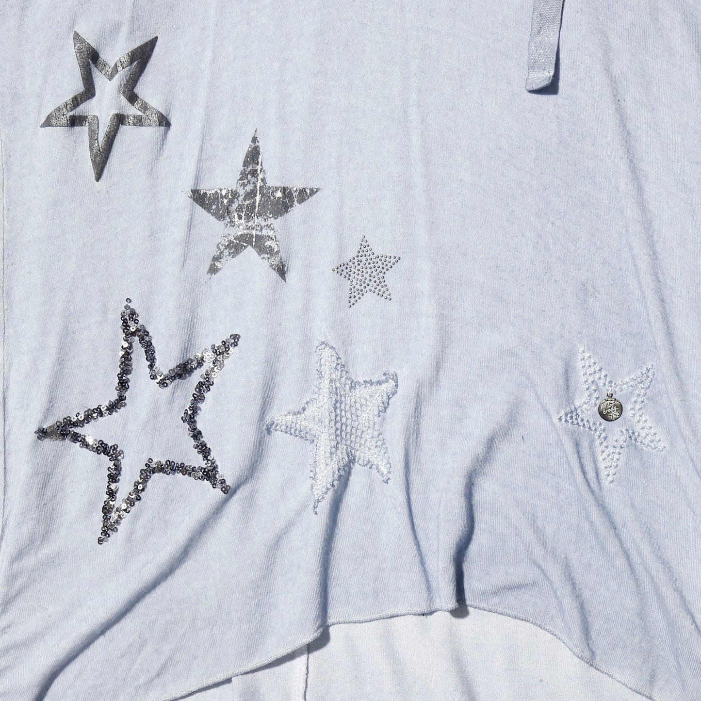 vintage crystal star hoodie