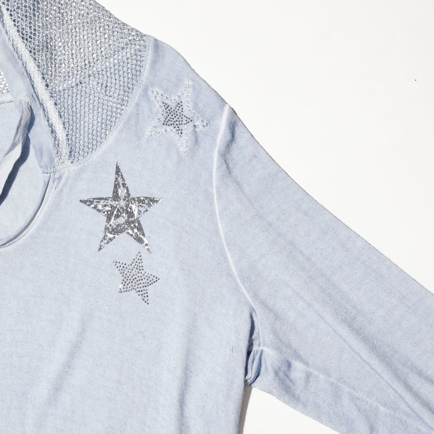 vintage crystal star hoodie