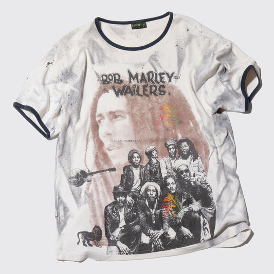 vintage 90's Bob Marley and The Wailers ringer t-shirt