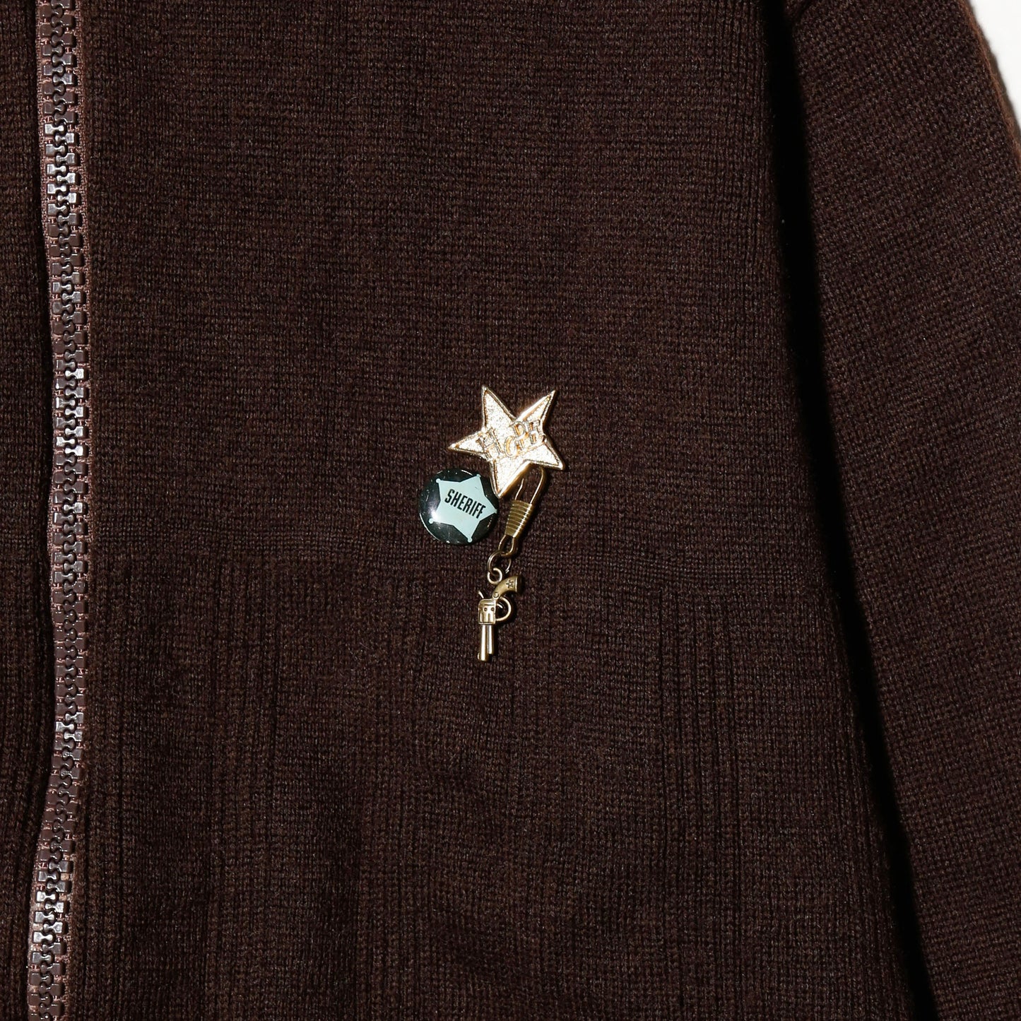 vintage custom varsity knit jacket