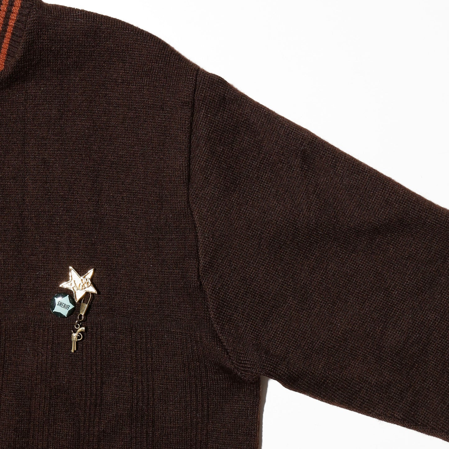 vintage custom varsity knit jacket