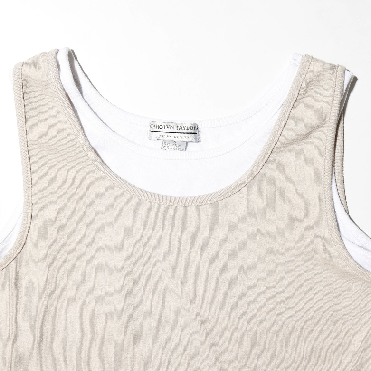 vintage layered tank top