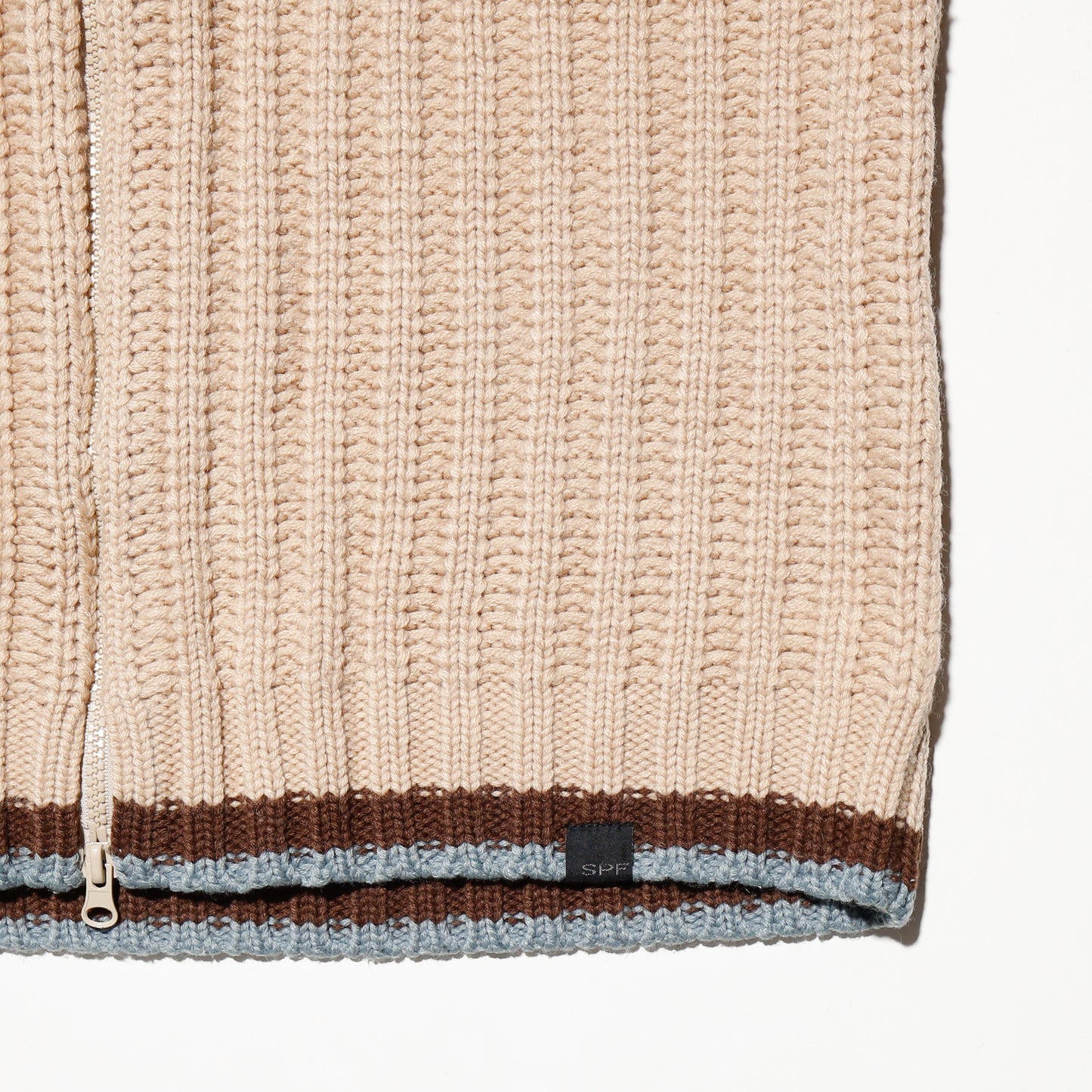 vintage custom ribbed knit jacket