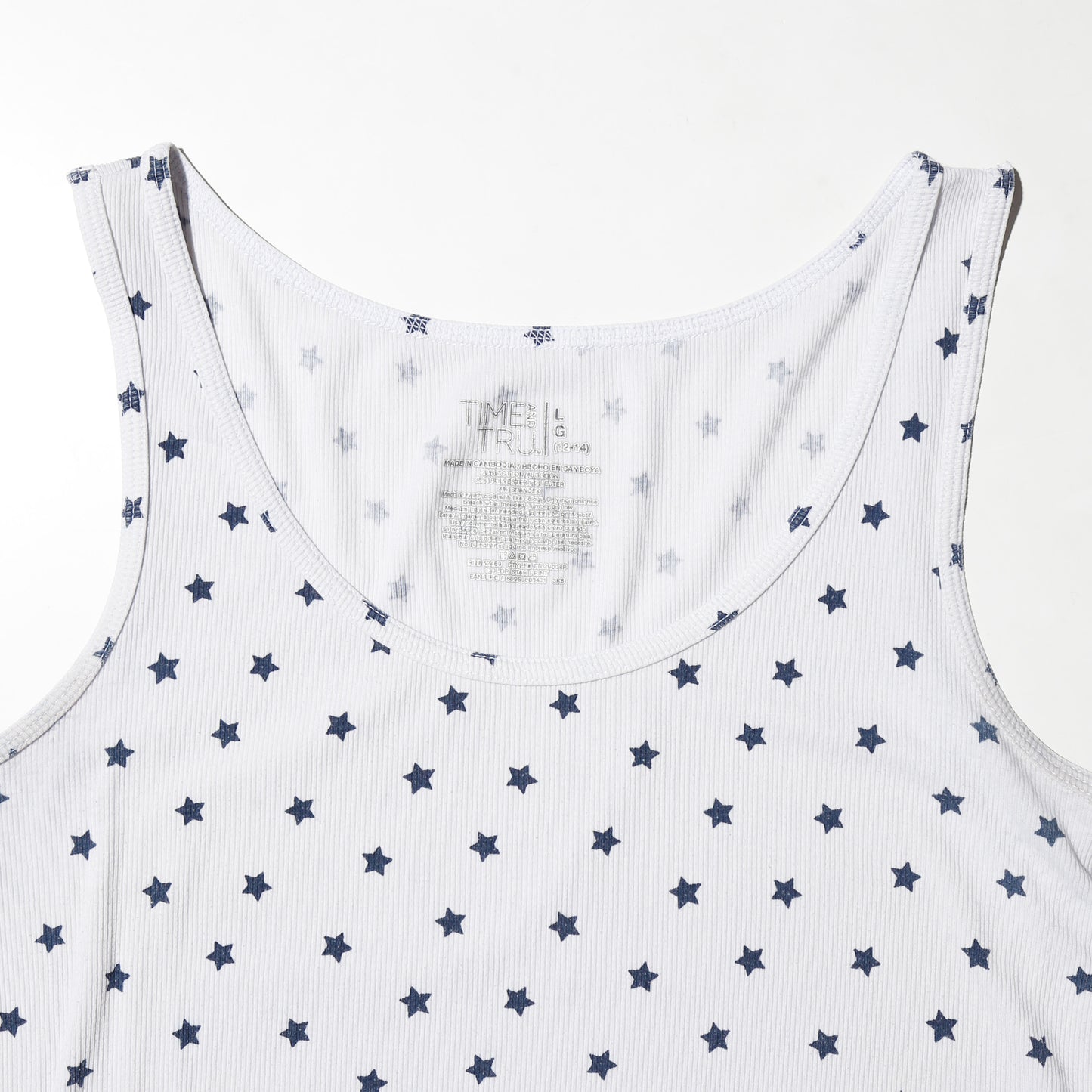 vintage star rib tank top