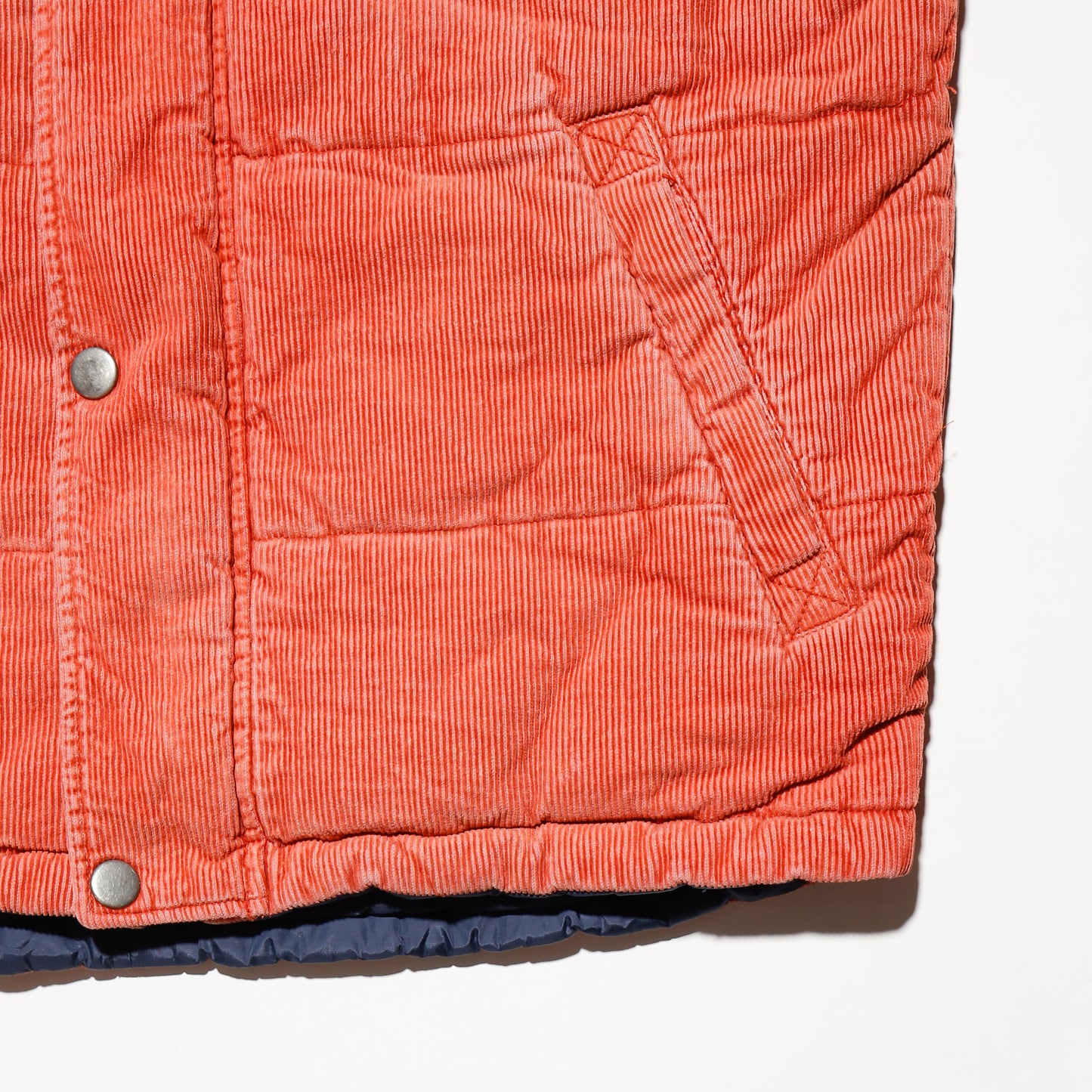 vintage reversible custom padded vest