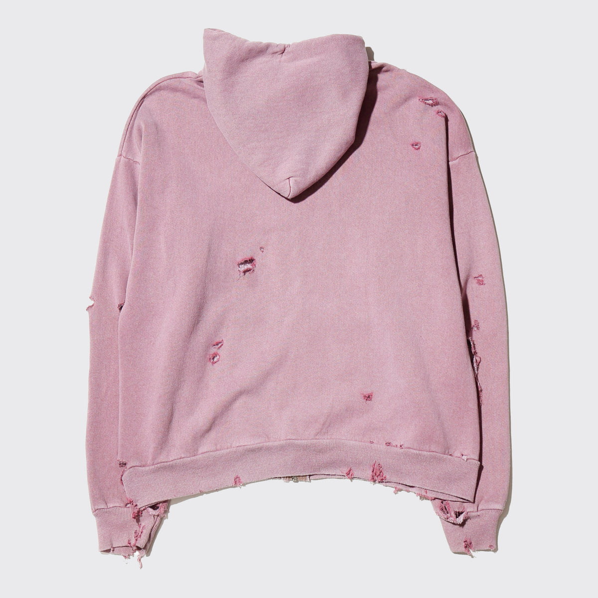 *one-off "making bacon" hand screen broken hoodie