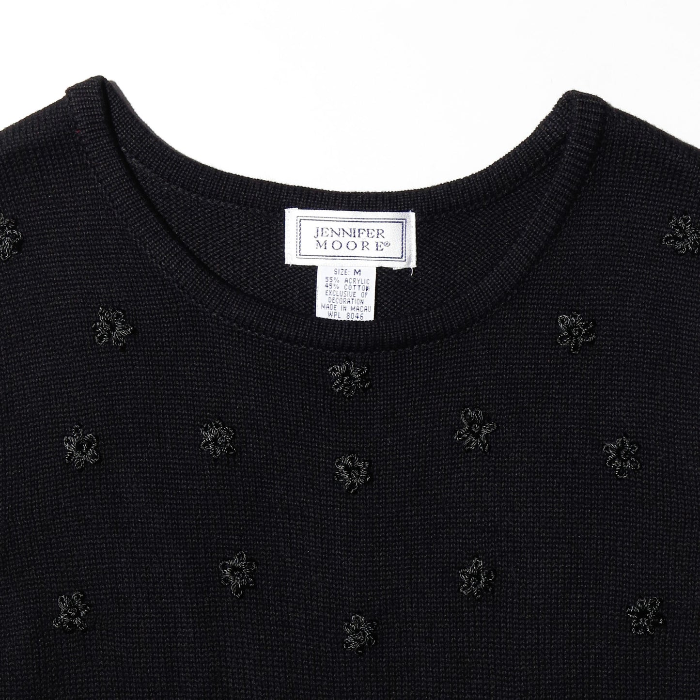 vintage floral knit n/s